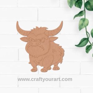 Bull Pre Marked MDF Design 7