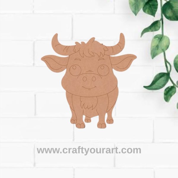 Bull Pre Marked MDF Design 8