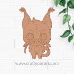 Caracal Wild Cat Pre Marked MDF Design 2