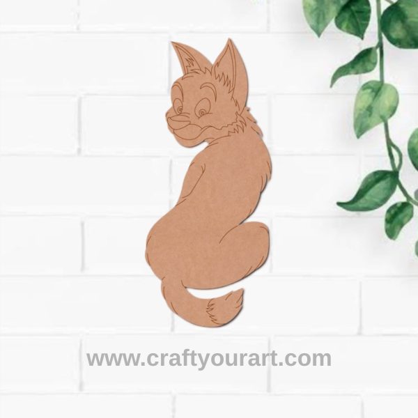 Caracal Wild Cat Pre Marked MDF Design 3