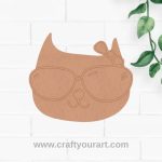 Cat Pre Marked MDF Design 11