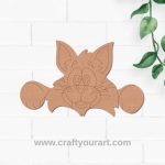 Cat Pre Marked MDF Design 17