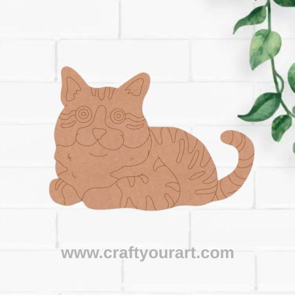 Cat Pre Marked MDF Design 20