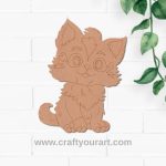 Cat Pre Marked MDF Design 24