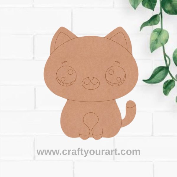 Cat Pre Marked MDF Design 25