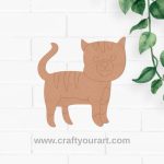 Cat Pre Marked MDF Design 3