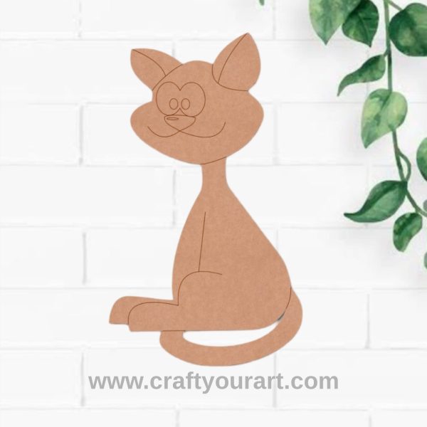 Cat Pre Marked MDF Design 7