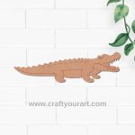 Crocodile Pre Marked MDF Design 2
