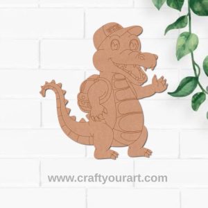 Crocodile Pre Marked MDF Design 4