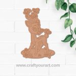 Deer Pre Marked MDF Design 1