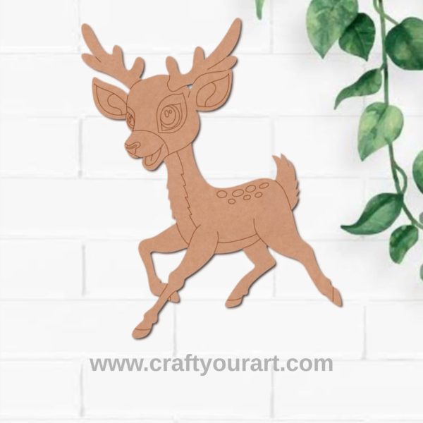 Deer Pre Marked MDF Design 3
