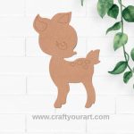 Deer Pre Marked MDF Design 5