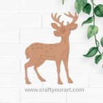 Deer Pre Marked MDF Design 9