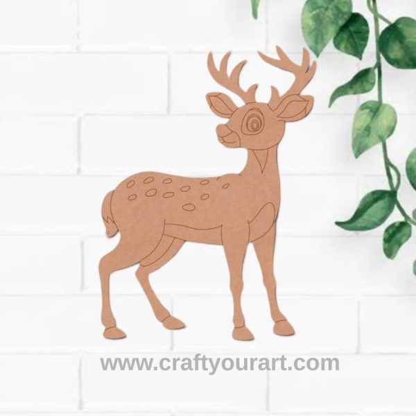 Deer Pre Marked MDF Design 9