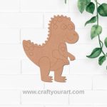 Dinosaur Pre Marked MDF Design 6