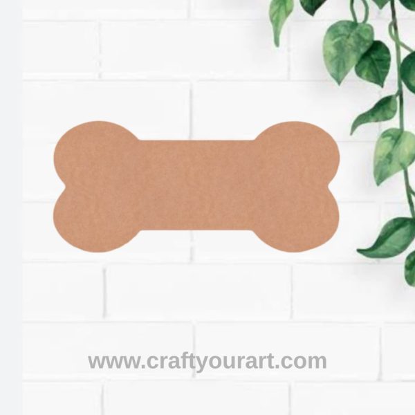 Dog Bone Cutout MDF Design 1