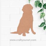 Dog Cutout MDF Design 1