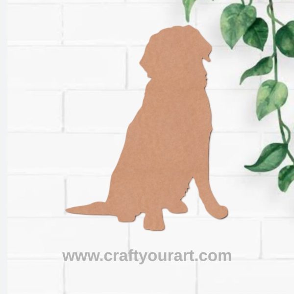 Dog Cutout MDF Design 1