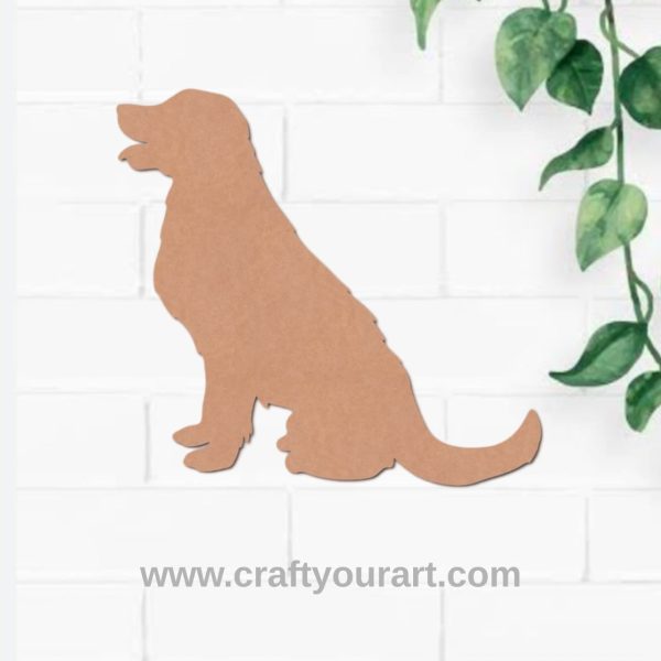 Dog Cutout MDF Design 3