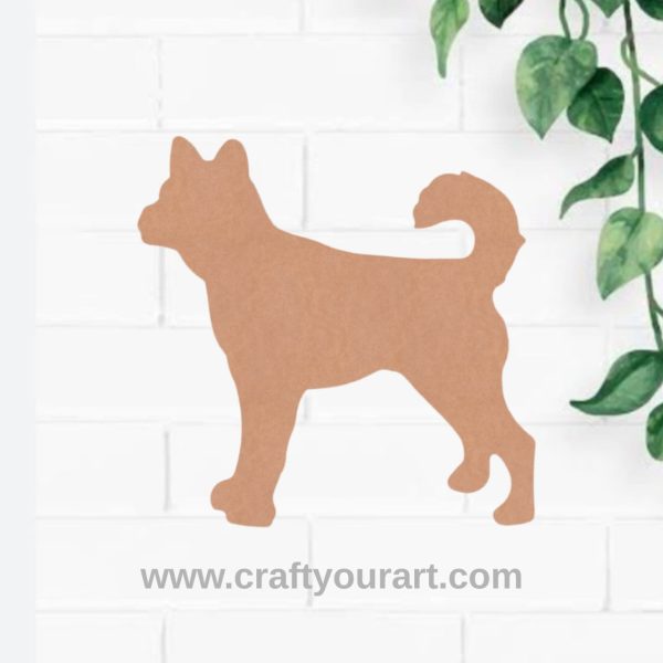 Dog Cutout MDF Design 4