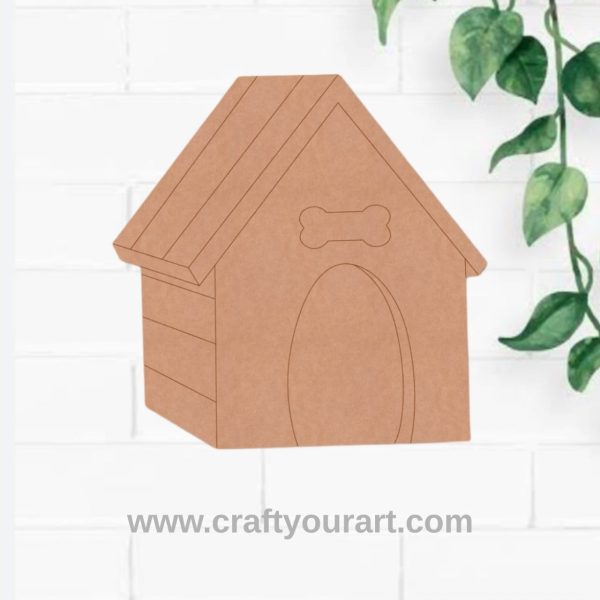 Dog House Pre Marked MDF Design 1