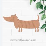 Dog Pre Marked MDF Design 24