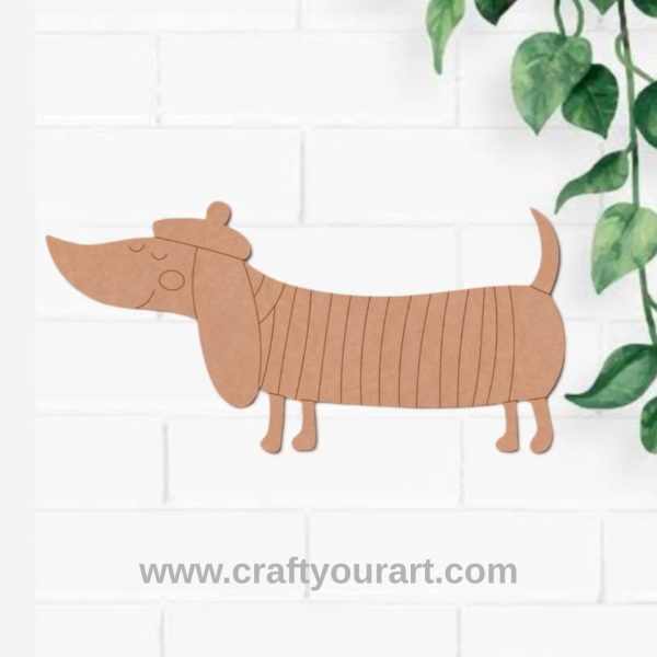 Dog Pre Marked MDF Design 24