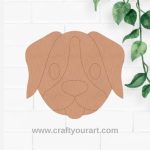 Dog Pre Marked MDF Design 4