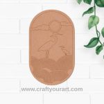 Flamingo Pre Marked Base MDF Design 1