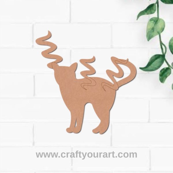 Friends Cat Cutout MDF Design 1