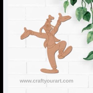 Goofy Dog Mickey Mouse Pre Marked MDF Design 2