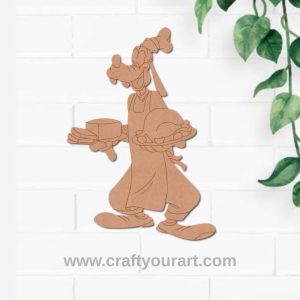 Goofy Dog Mickey Mouse Pre Marked MDF Design 4