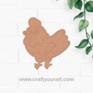 Hen Pre Marked MDF Design 2