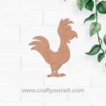 Hen Pre Marked MDF Design 4