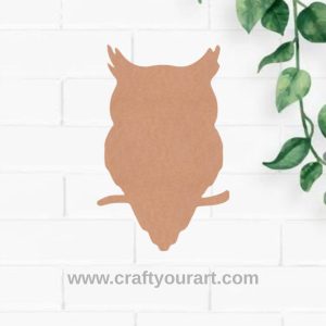 Owl Cutout MDF Design 1