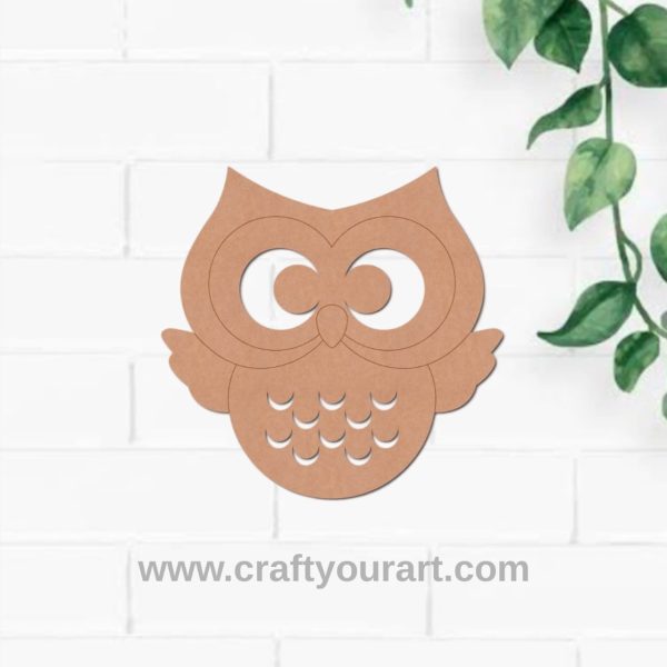 Owl Pre Marked MDF Design 1