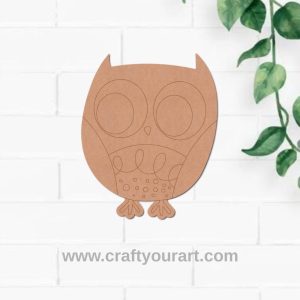 Owl Pre Marked MDF Design 12