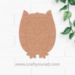 Owl Pre Marked MDF Design 14