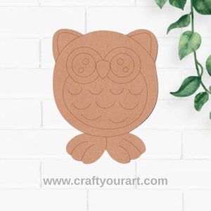 Owl Pre Marked MDF Design 20