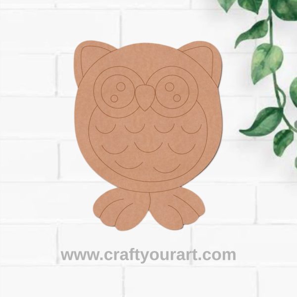 Owl Pre Marked MDF Design 20