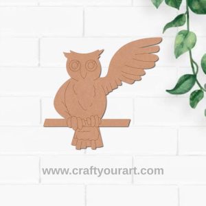 Owl Pre Marked MDF Design 23
