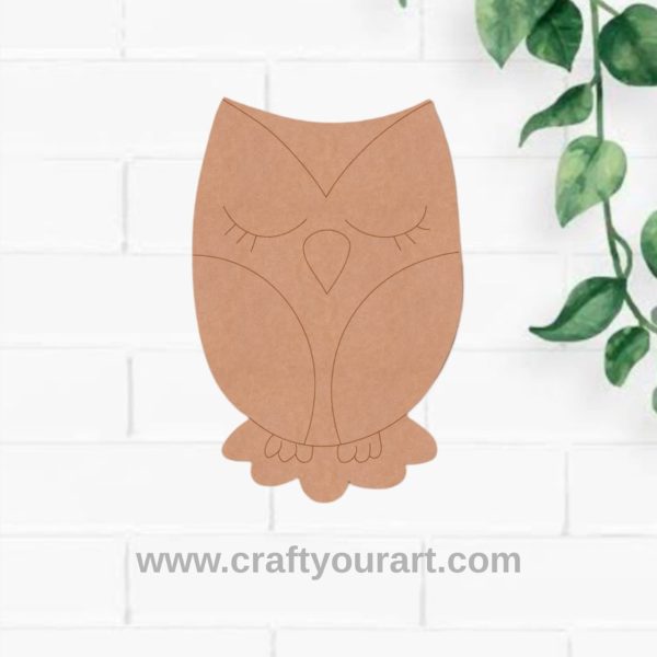 Owl Pre Marked MDF Design 5