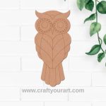 Owl Pre Marked MDF Design 8