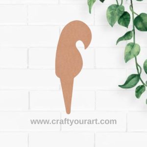 Parrot Cutout MDF Design 1
