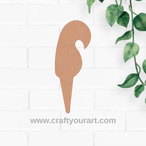 Parrot Cutout MDF Design 1