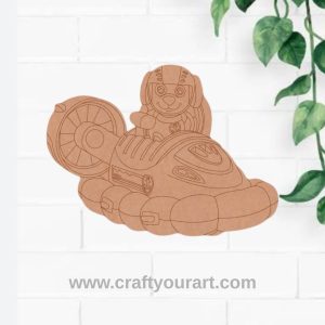Paw Patrol Dog On Water Craft Pre Marked MDF Design 1