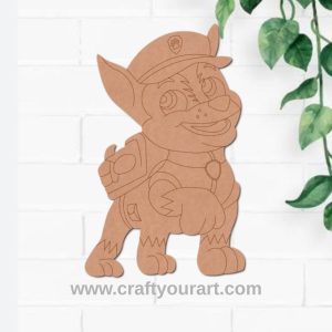 Paw Patrol Dog Pre Marked MDF Design 1