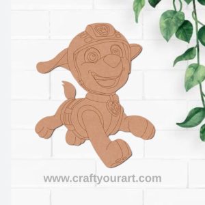 Paw Patrol Dog Pre Marked MDF Design 12