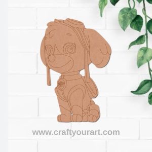 Paw Patrol Dog Pre Marked MDF Design 13