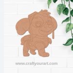 Paw Patrol Dog Pre Marked MDF Design 2